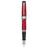 Aurora Optima Red 14K Gold CT Fountain Pen 996-CR with ink reservoir