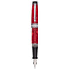 Aurora Optima Red 14K Gold CT Fountain Pen 996-CR with ink reservoir