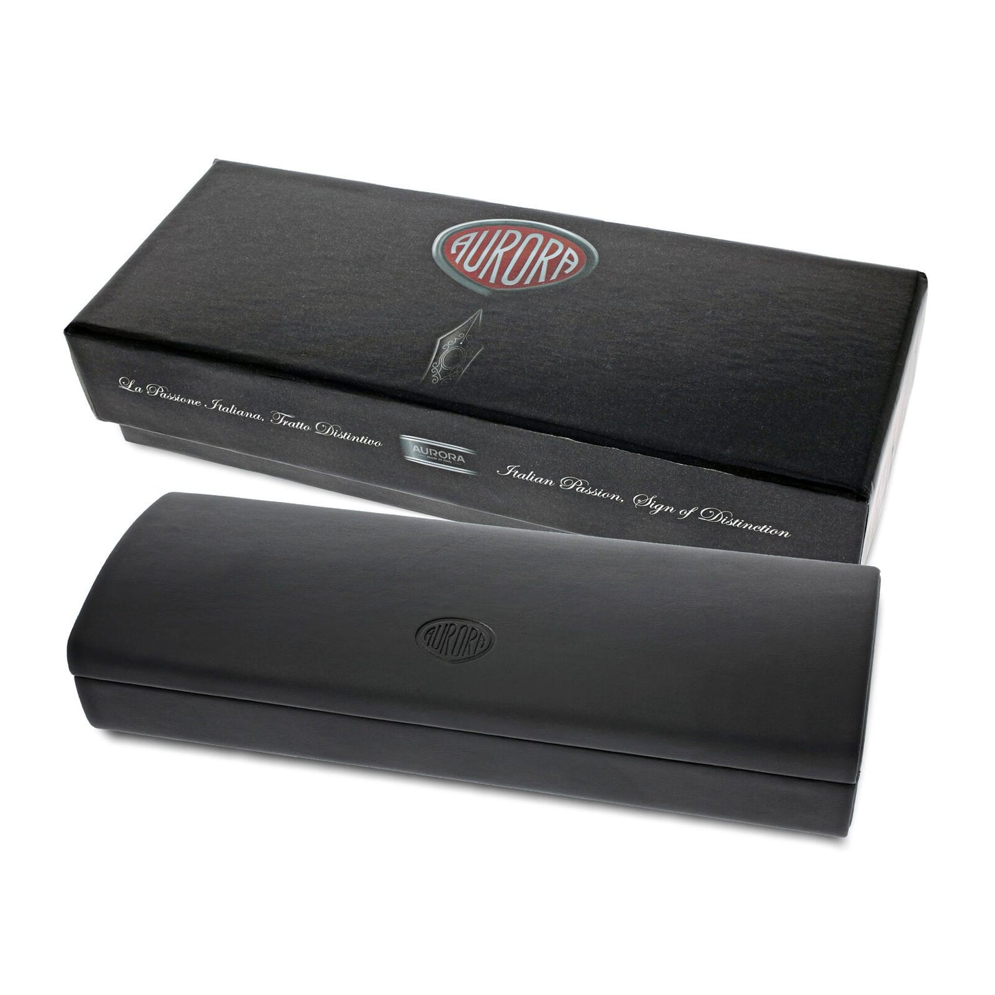 Aurora Style Resin Matt Black RT Fountain Pen E20-PN
