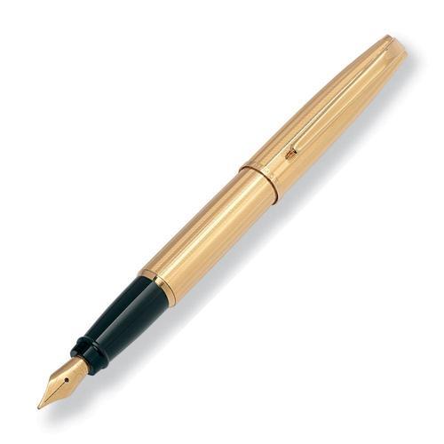 Aurora Style Guilloche Gold GT Fountain Pen E19