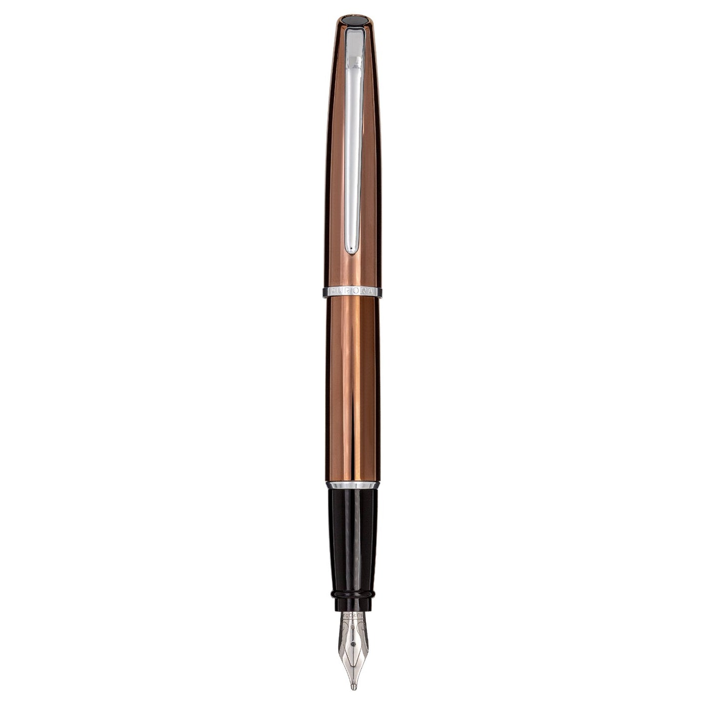 Aurora Style Metal Bronze CT Fountain Pen E13-BR