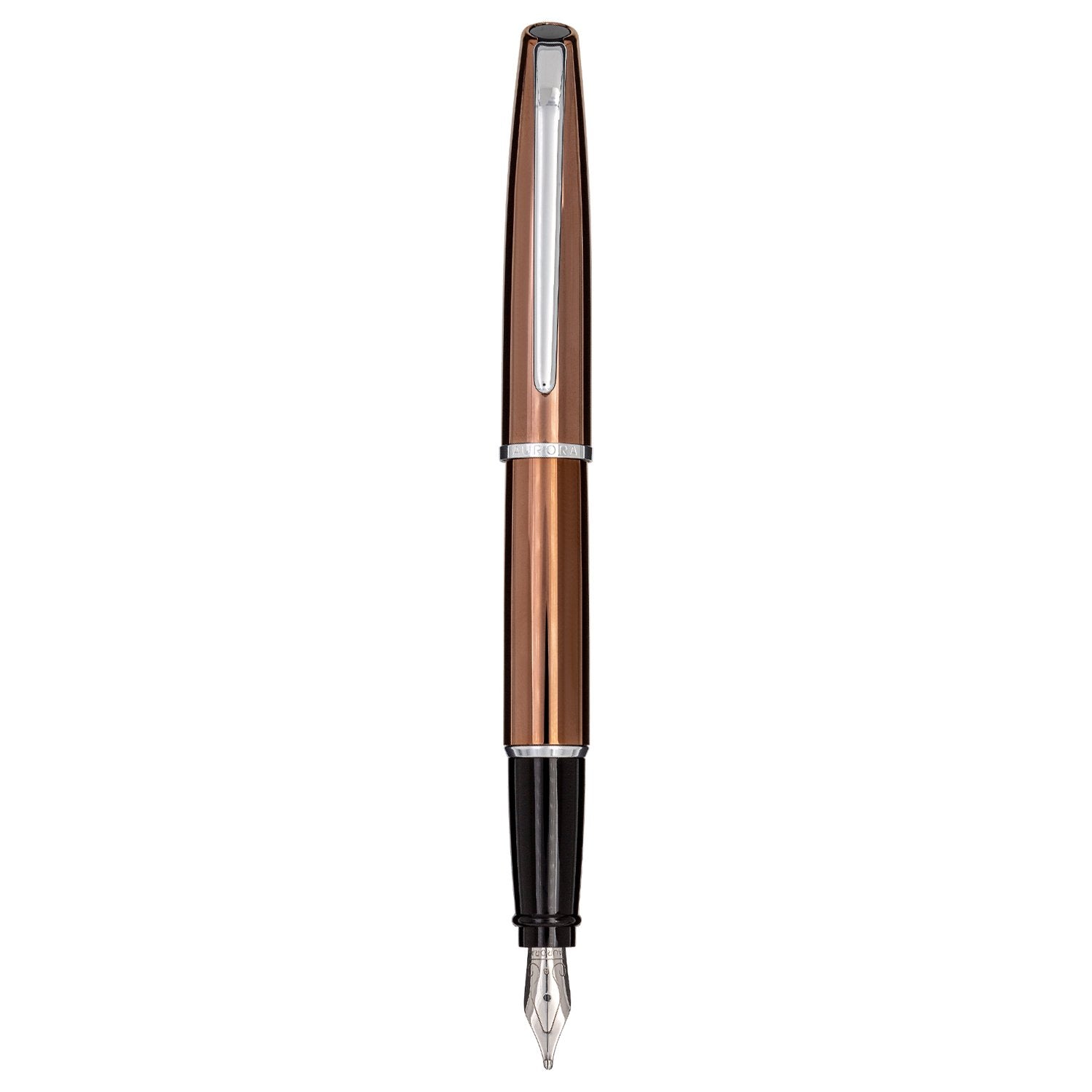 Aurora Style Metal Bronze CT Fountain Pen E13-BR