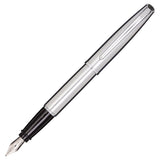 Aurora Style Metal Chrome CT Fountain Pen E11