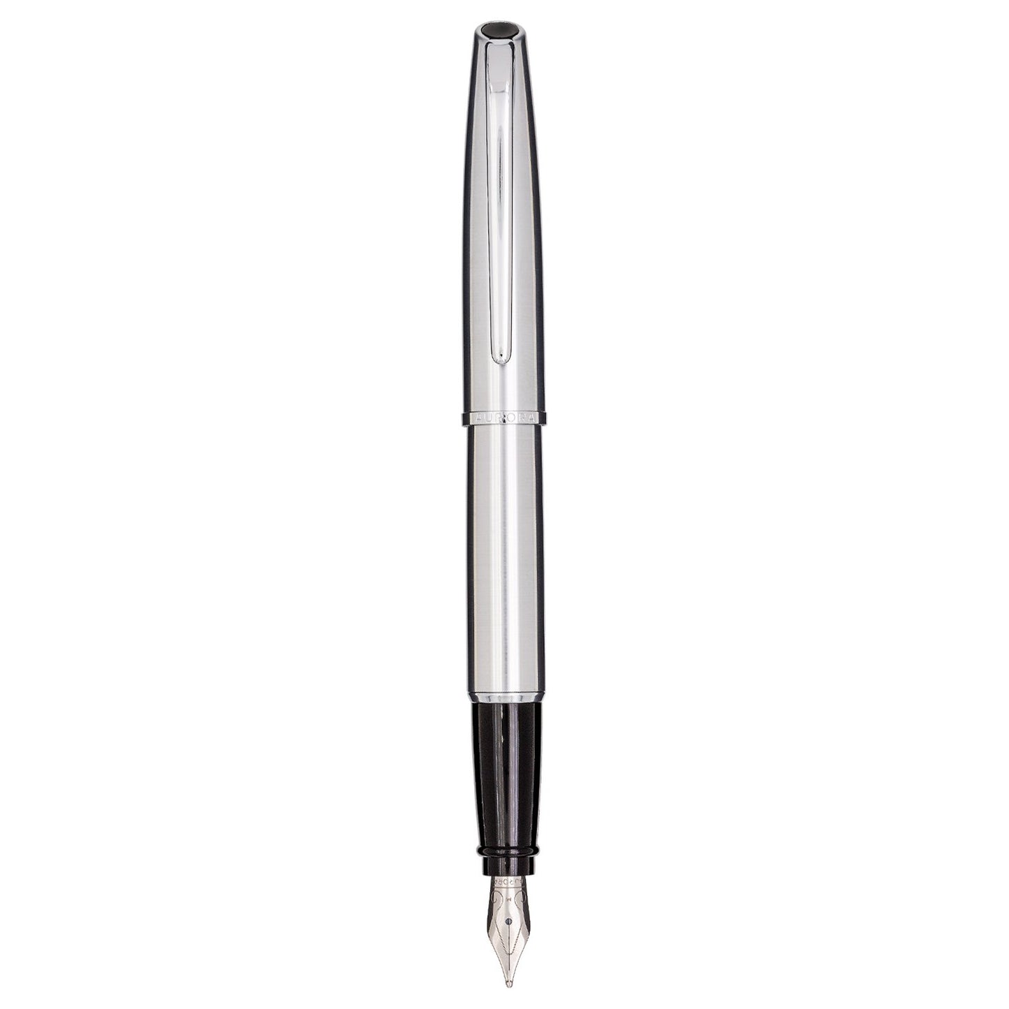 Aurora Style Metal Chrome CT Fountain Pen E11
