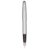 Aurora Style Metal Chrome CT Fountain Pen E11