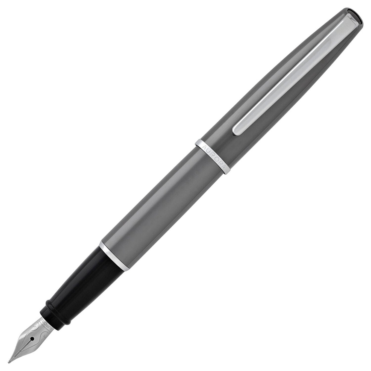 Aurora Style Metal Gun Metal CT Fountain Pen E13