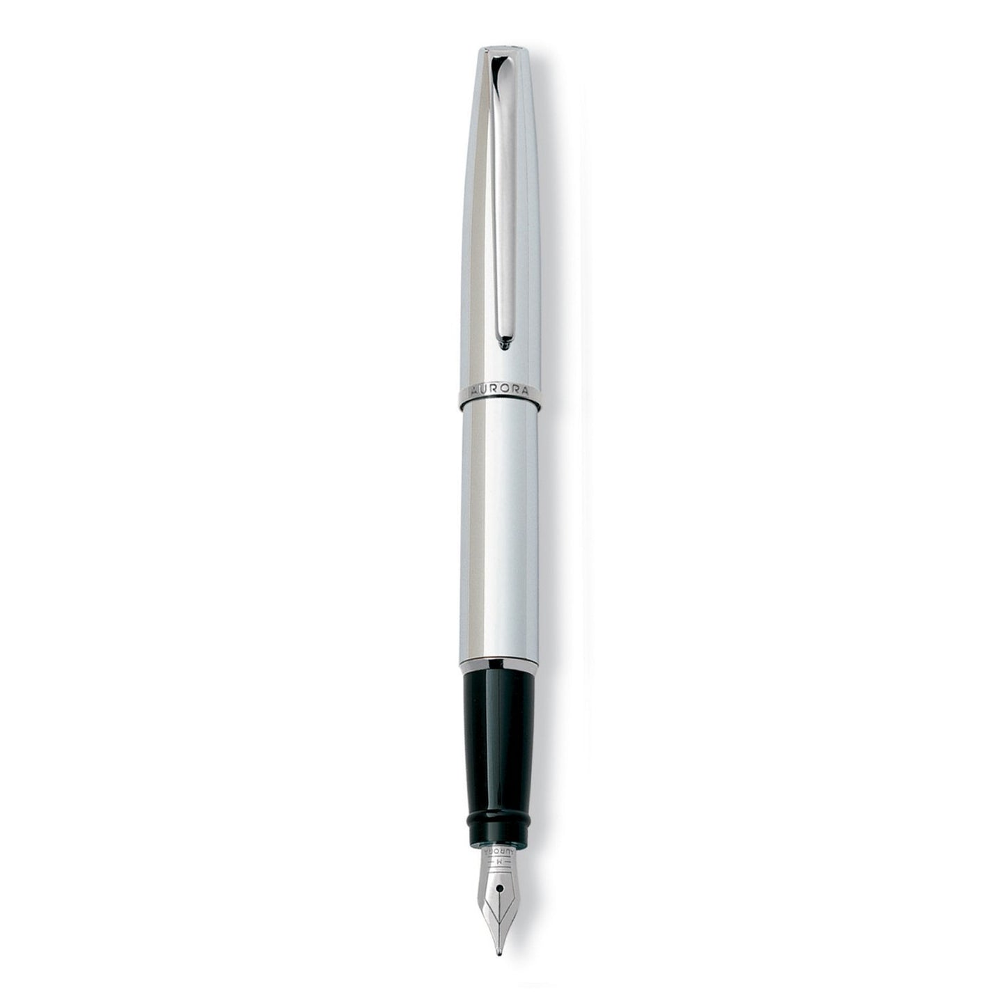 Aurora Style Metal Shiny Chrome CT Fountain Pen E10