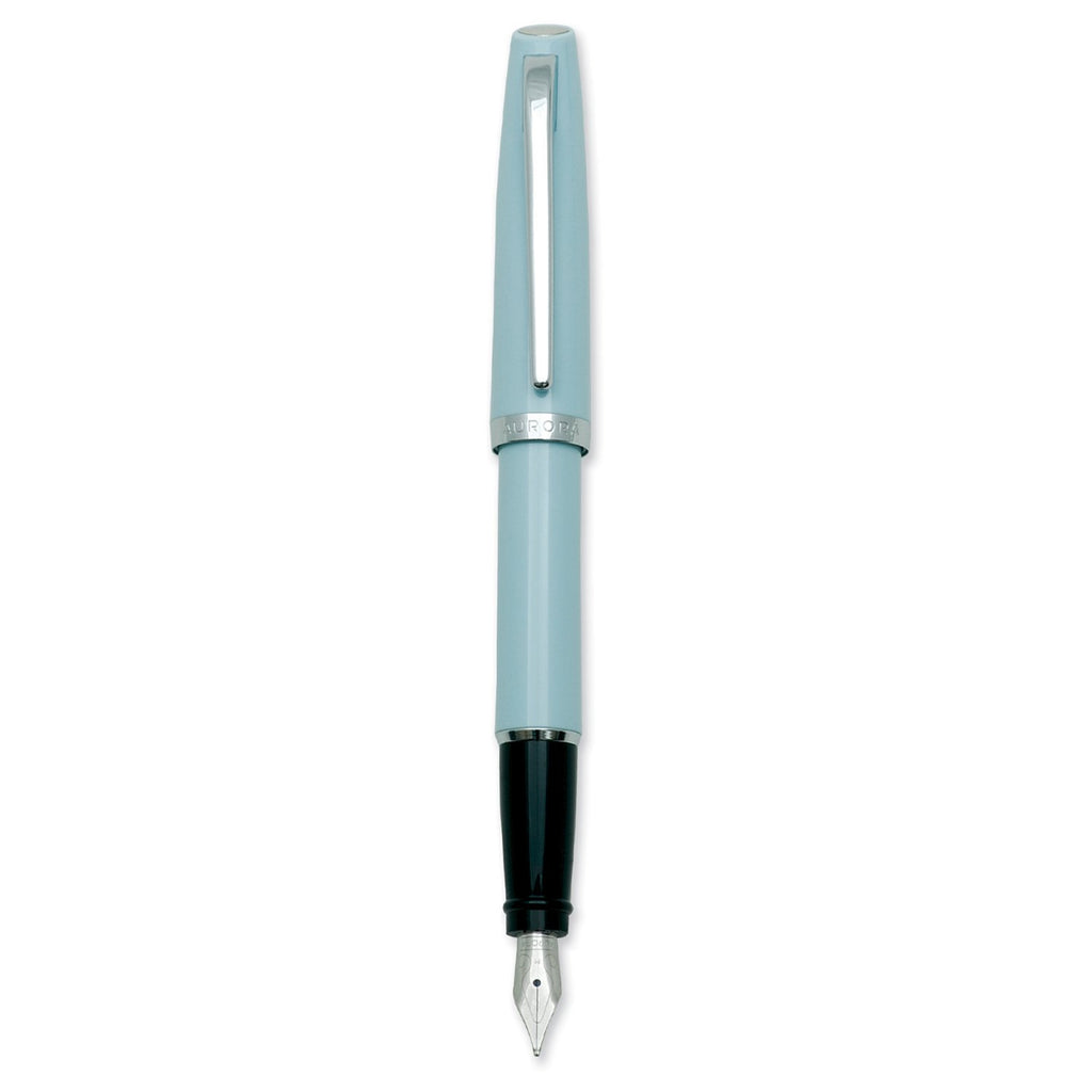 Aurora Style Resin Aquamarine CT Fountain Pen E12-AC