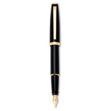 Aurora Style Resin Black GT Fountain Pen E12-DN