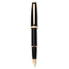 Aurora Style Resin Black GT Fountain Pen E12-DN