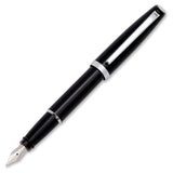Aurora Style Resin Black Pepper CT Fountain Pen E12-N