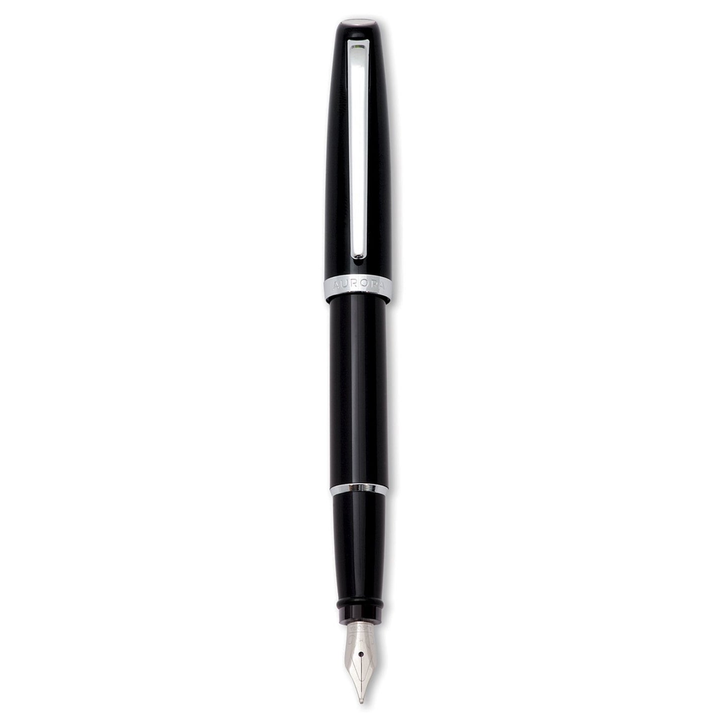 Aurora Style Resin Black Pepper CT Fountain Pen E12-N