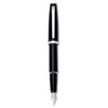 Aurora Style Resin Black Pepper CT Fountain Pen E12-N