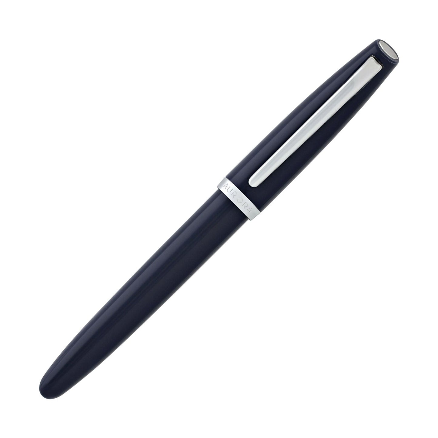 Aurora Style Resin Blue CT Fountain Pen E12-CB