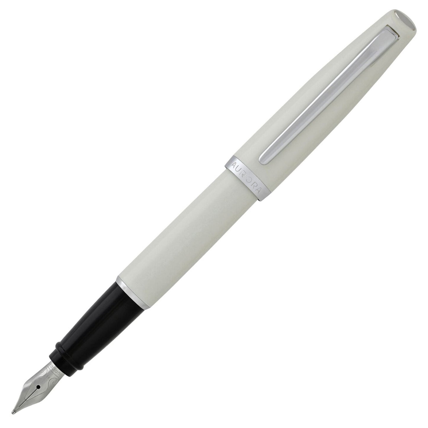 Aurora Style Resin Cream CT Fountain Pen E12-CW