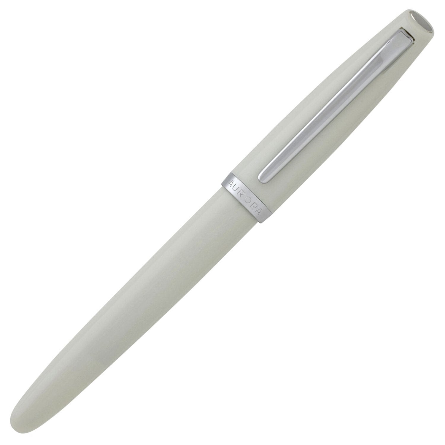 Aurora Style Resin Cream CT Fountain Pen E12-CW