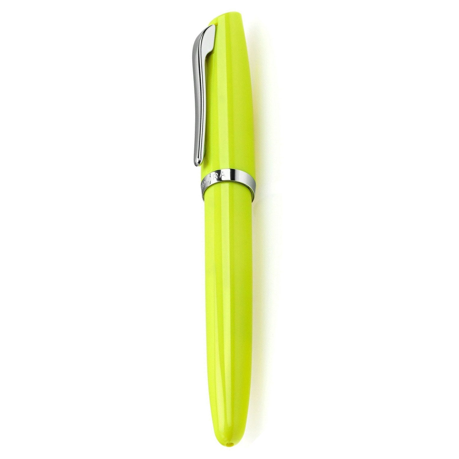 Aurora Style Resin Lime CT Fountain Pen E12-L