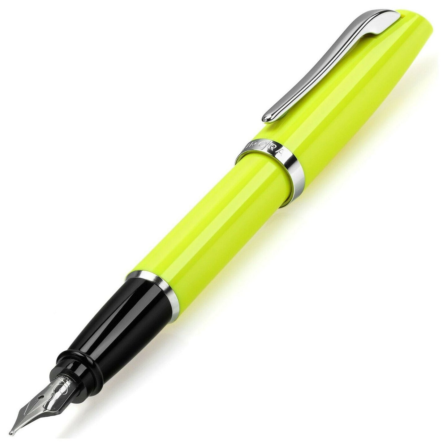 Aurora Style Resin Lime CT Fountain Pen E12-L
