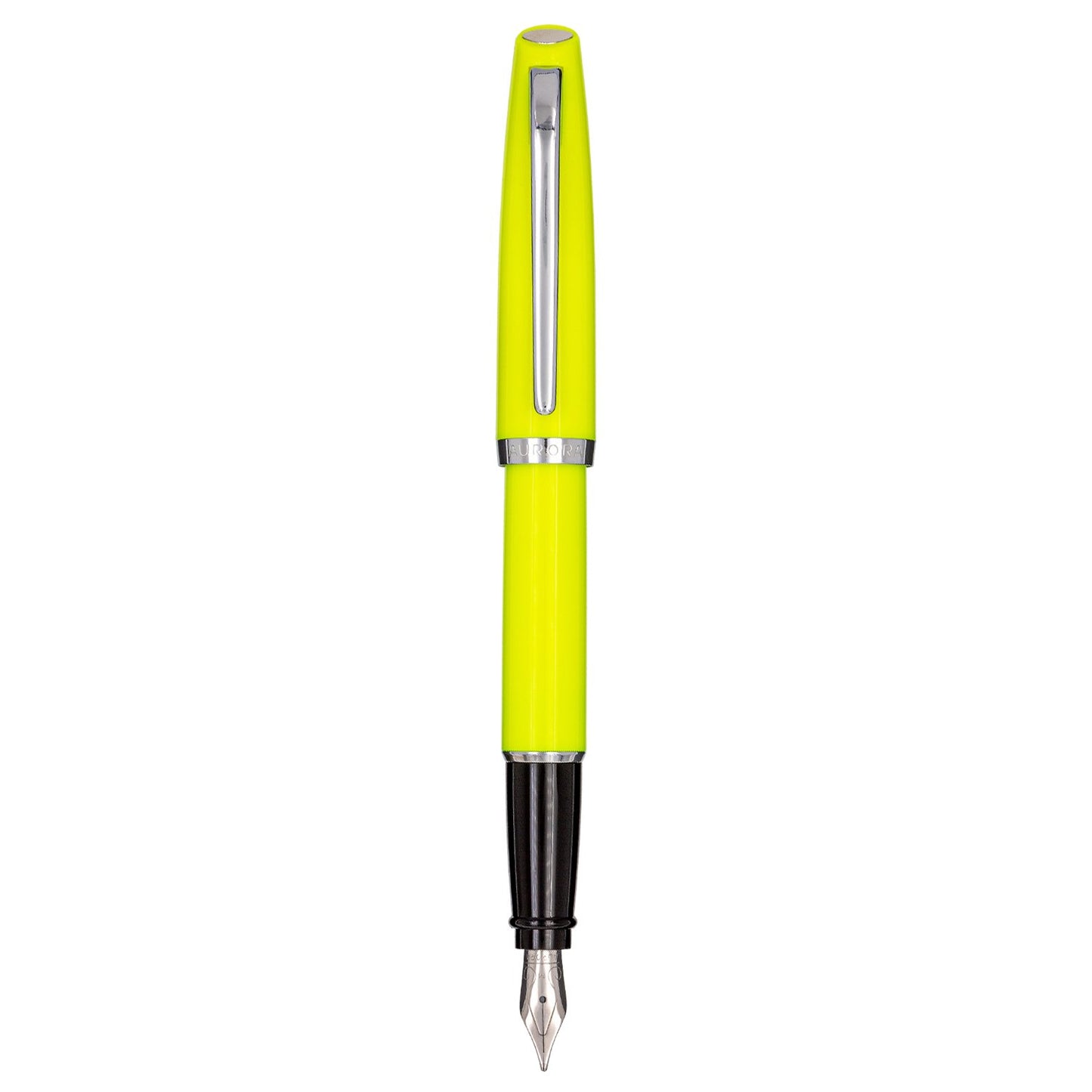 Aurora Style Resin Lime CT Fountain Pen E12-L
