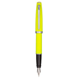 Aurora Style Resin Lime CT Fountain Pen E12-L