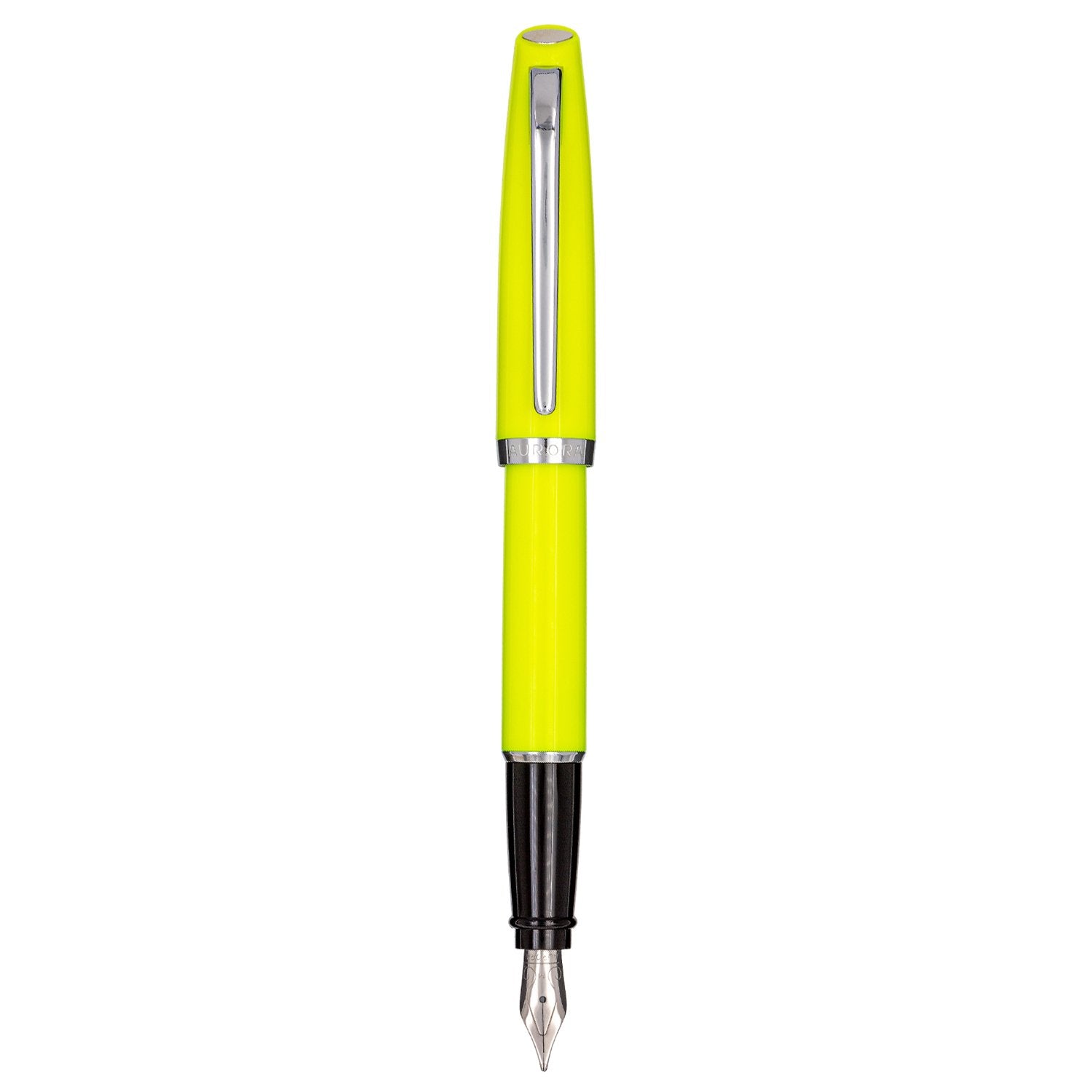 Aurora Style Resin Lime CT Fountain Pen E12-L