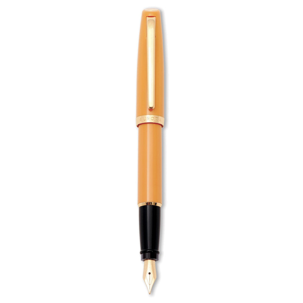 Aurora Style Resin Mustard GT Fountain Pen E12-S