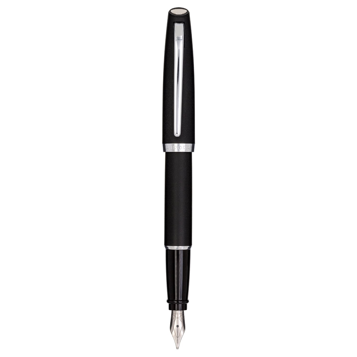 Aurora Style Resin Matt Black CT Fountain Pen E20-N