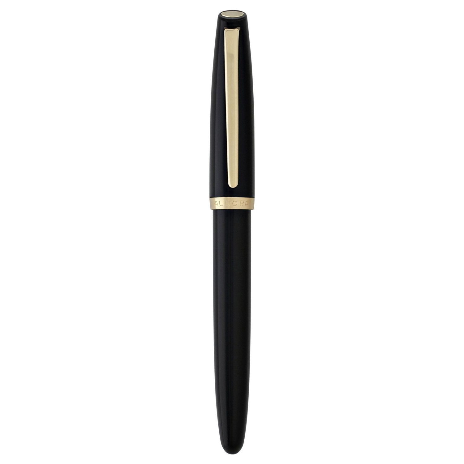 Aurora Style Resin Matt Black RT Fountain Pen E20-PN