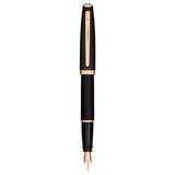 Aurora Style Resin Matt Black RT Fountain Pen E20-PN