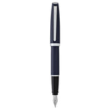 Aurora Style Resin Matt Blue CT Fountain Pen E20-B