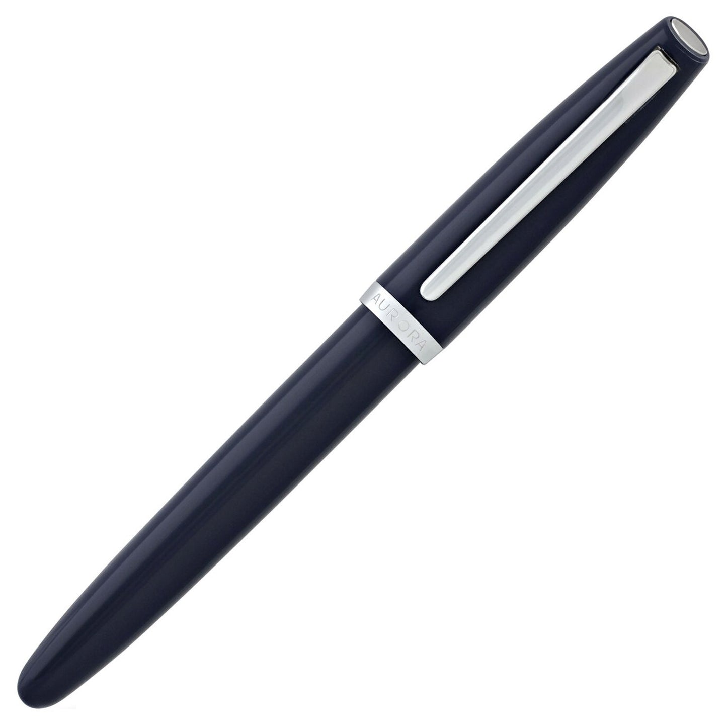 Aurora Style Resin Matt Blue CT Fountain Pen E20-B