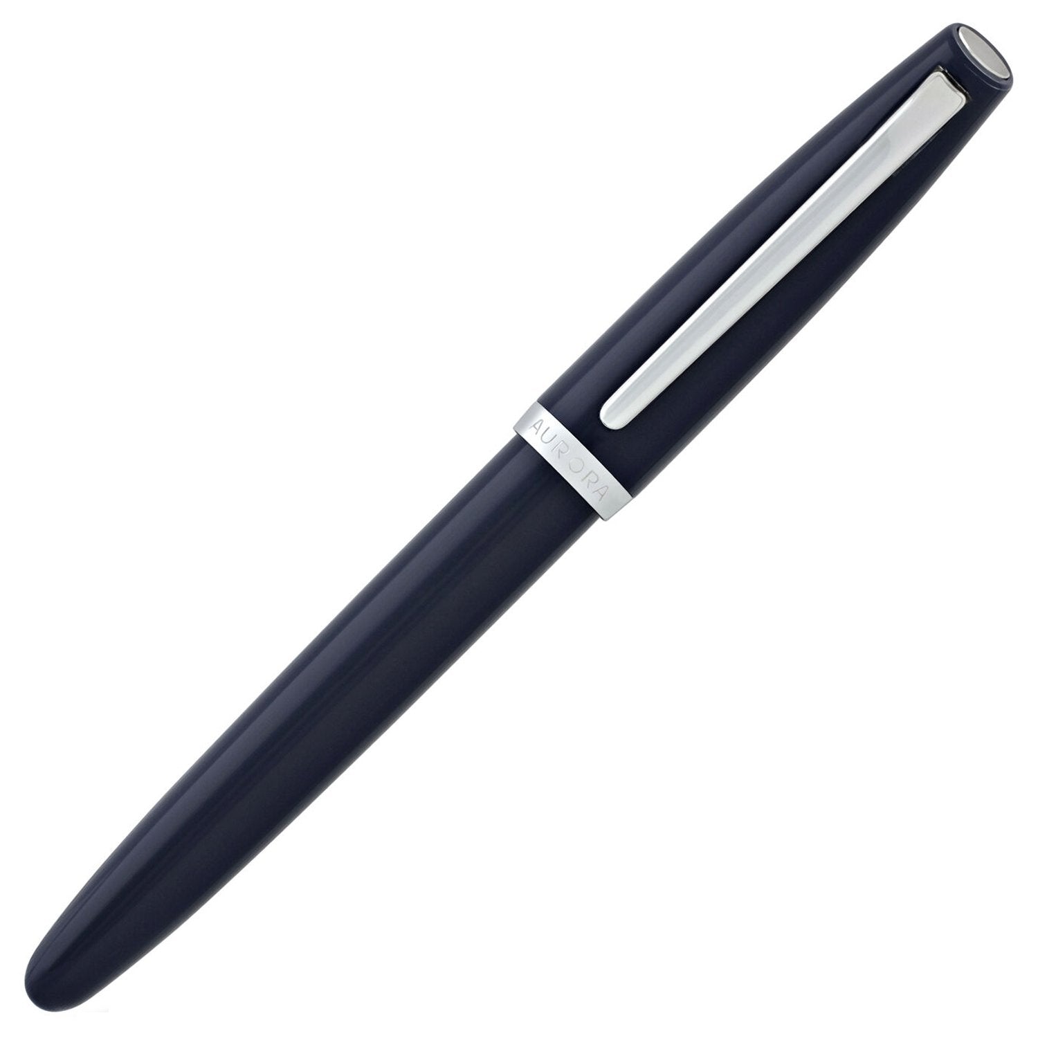 Aurora Style Resin Matt Blue CT Fountain Pen E20-B