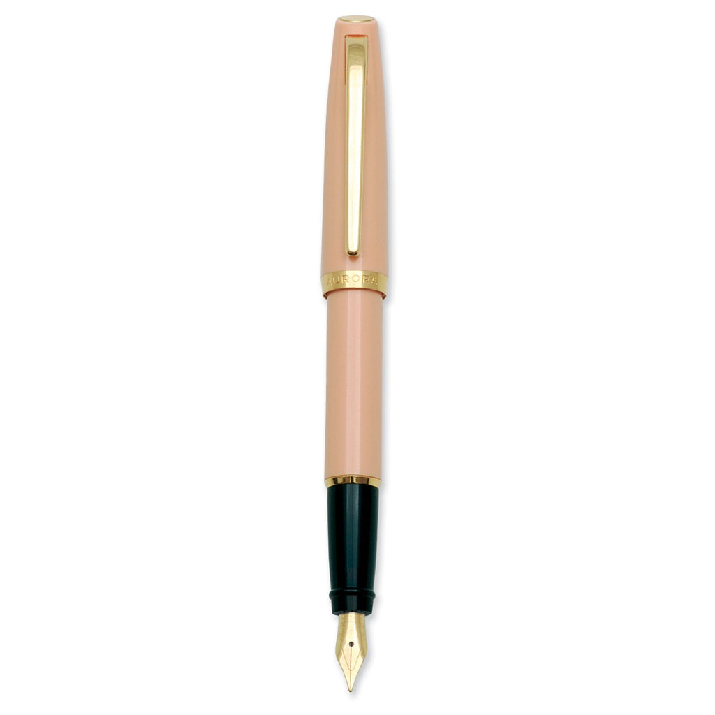 Aurora Style Resin Pink Quartz GT Fountain Pen E12-QR