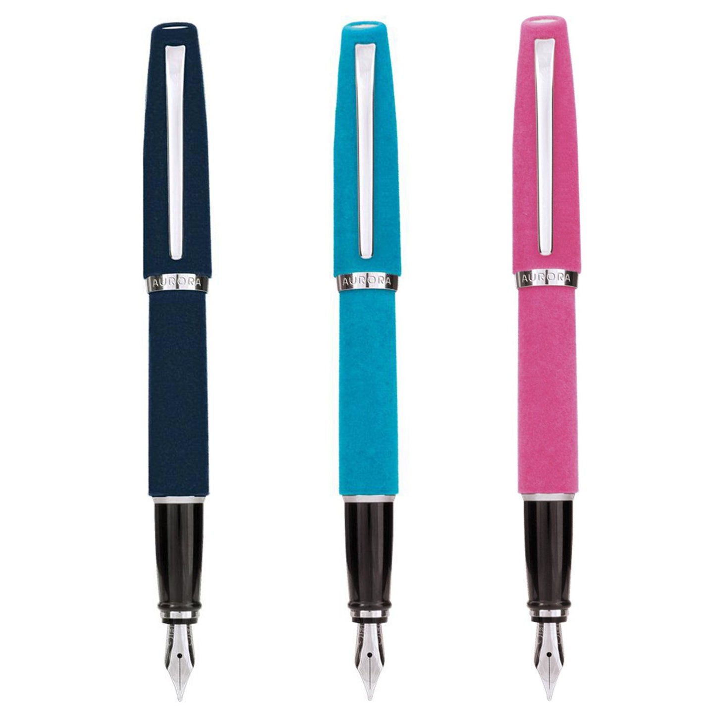 Aurora Style Velvet Fuchsia CT Fountain Pen E21-P