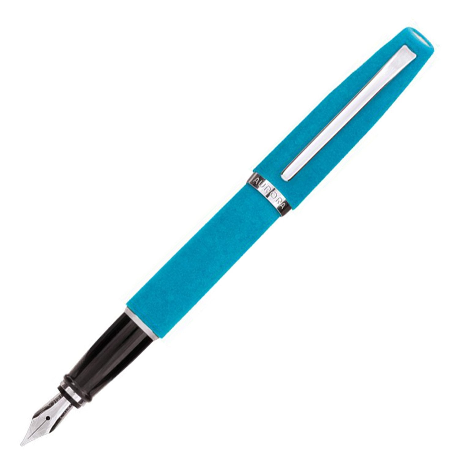 Aurora Style Velvet Turquoise CT Fountain Pen E21-T
