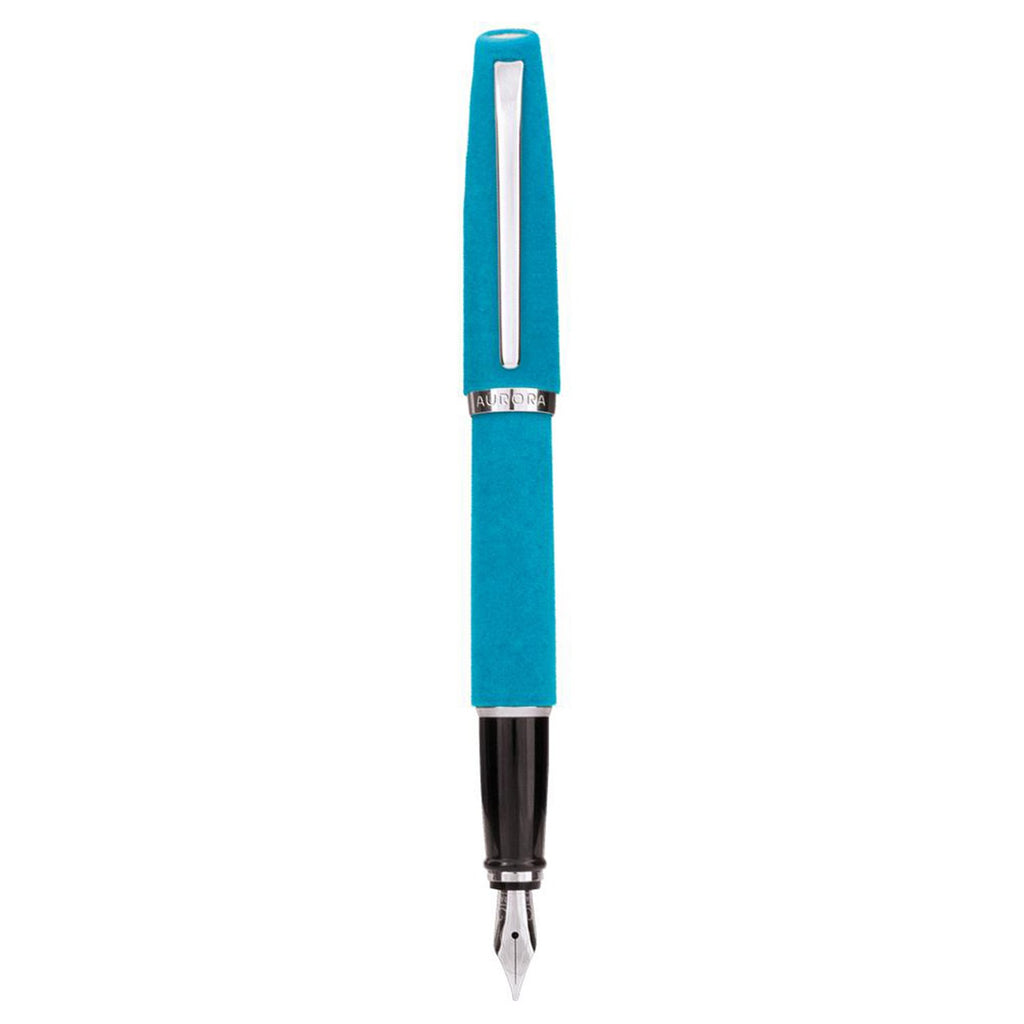 Aurora Style Velvet Turquoise CT Fountain Pen E21-T