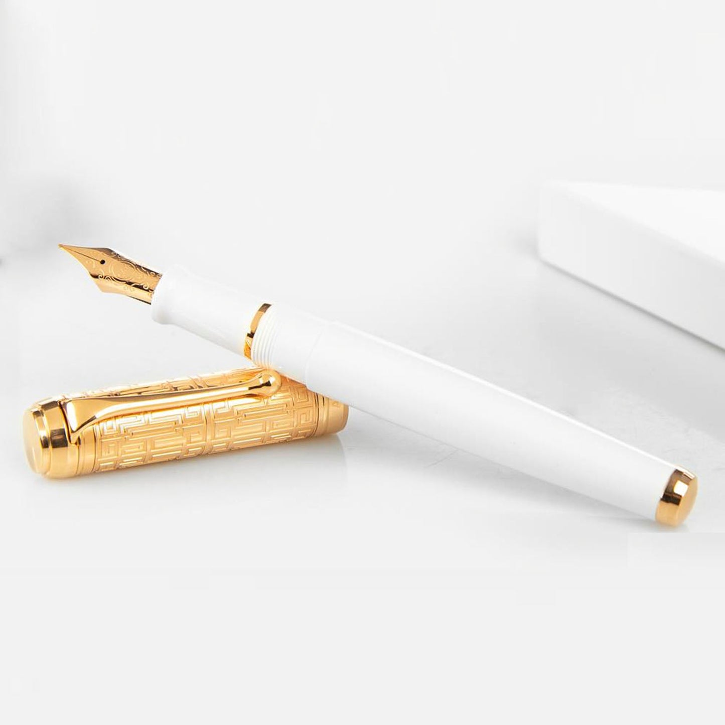 Aurora Talentum Dedalo White RGT Fountain Pen