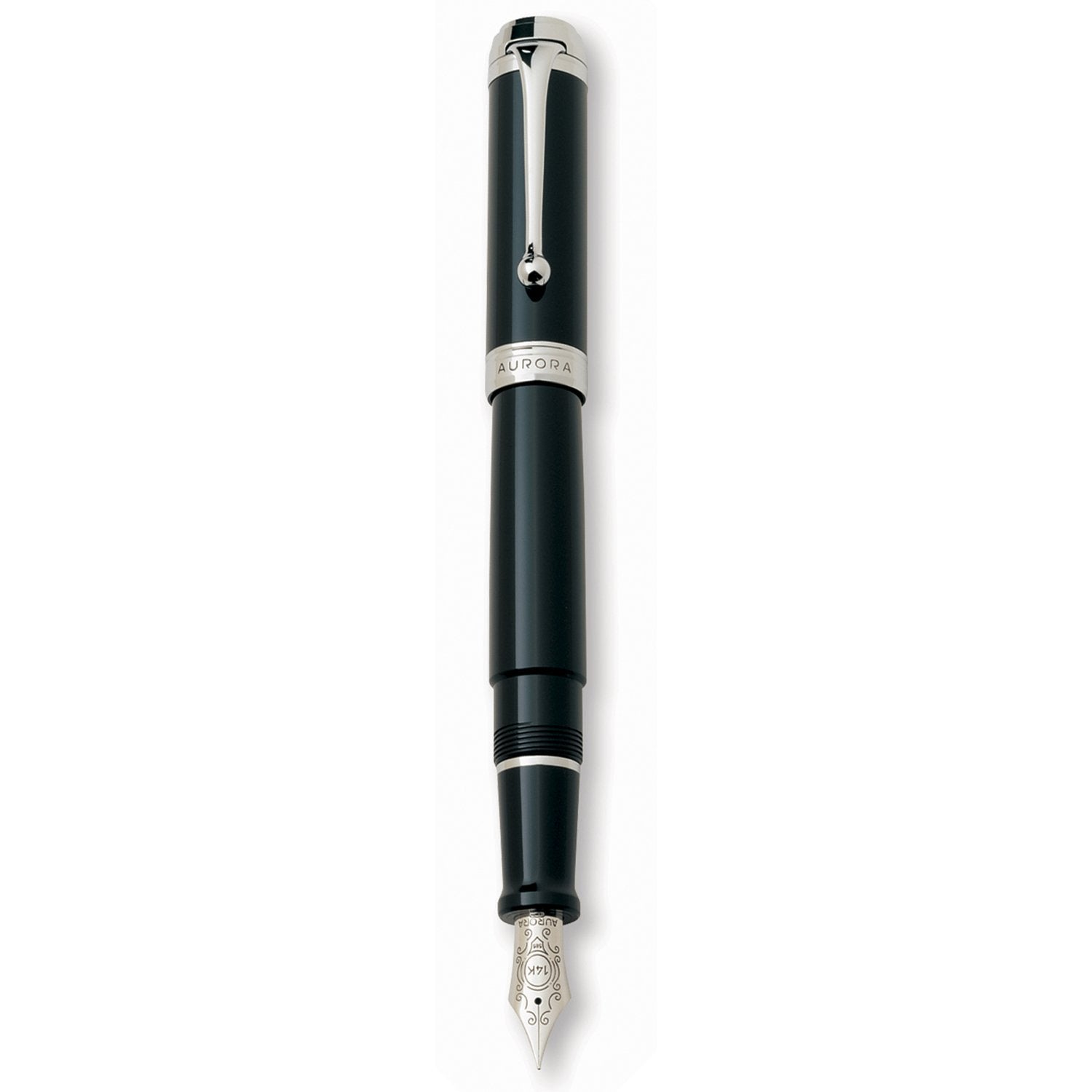 Aurora Talentum Black 14K Gold CT Fountain Pen