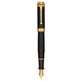 Aurora Talentum Black 14K Gold GT Fountain Pen