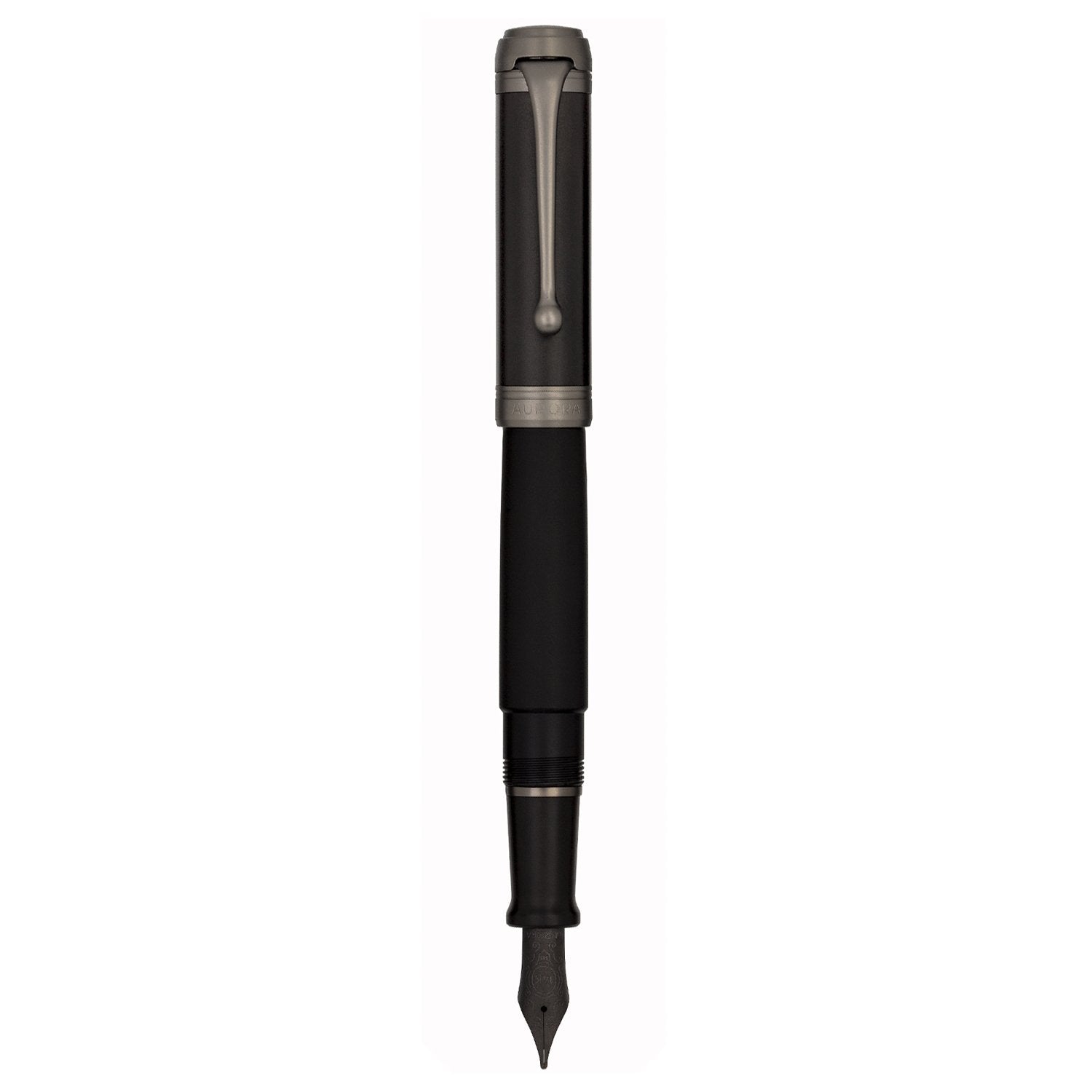 Aurora Talentum Black 14K Gold Ruthenium Trim Fountain Pen