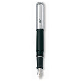 Aurora Talentum Chrome/Black 14K Gold CT Fountain Pen