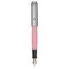 Aurora Talentum Chrome/Pink 14K Gold CT Fountain Pen
