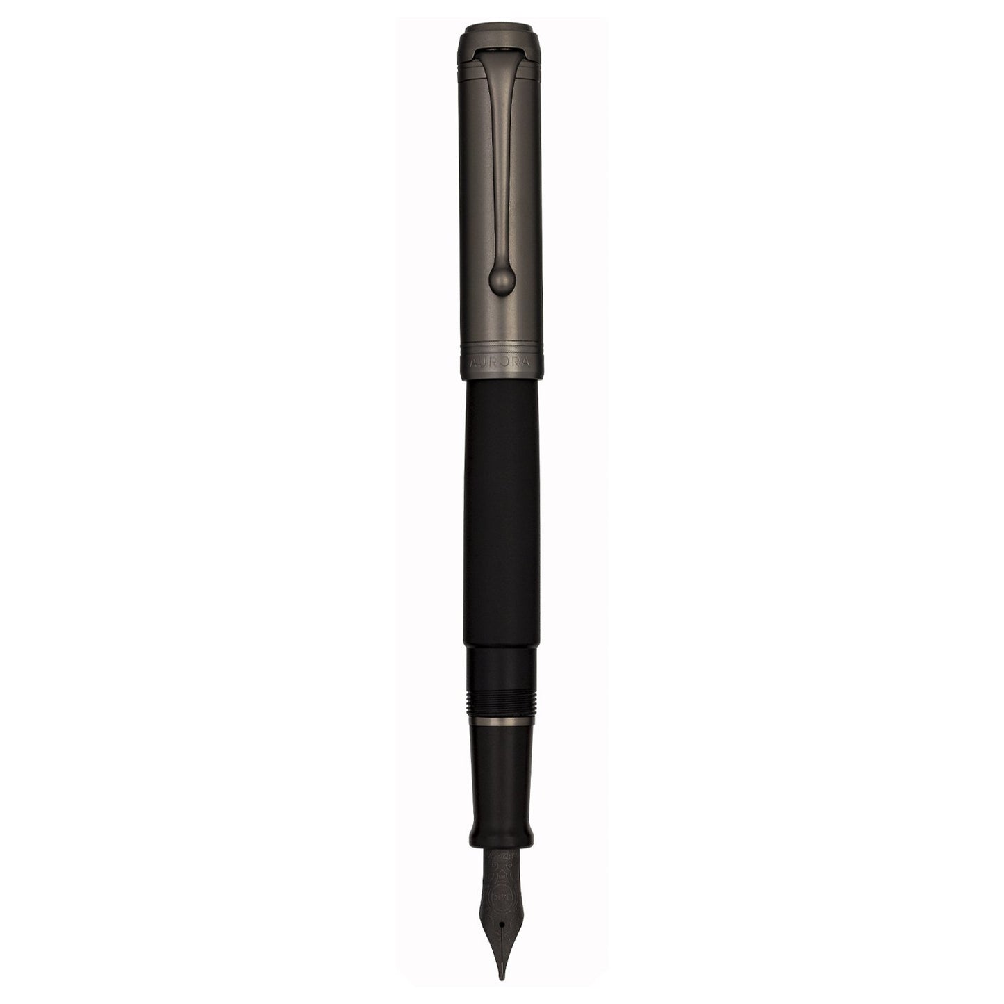 Aurora Talentum Ruthenium/Black 14K Gold Fountain Pen