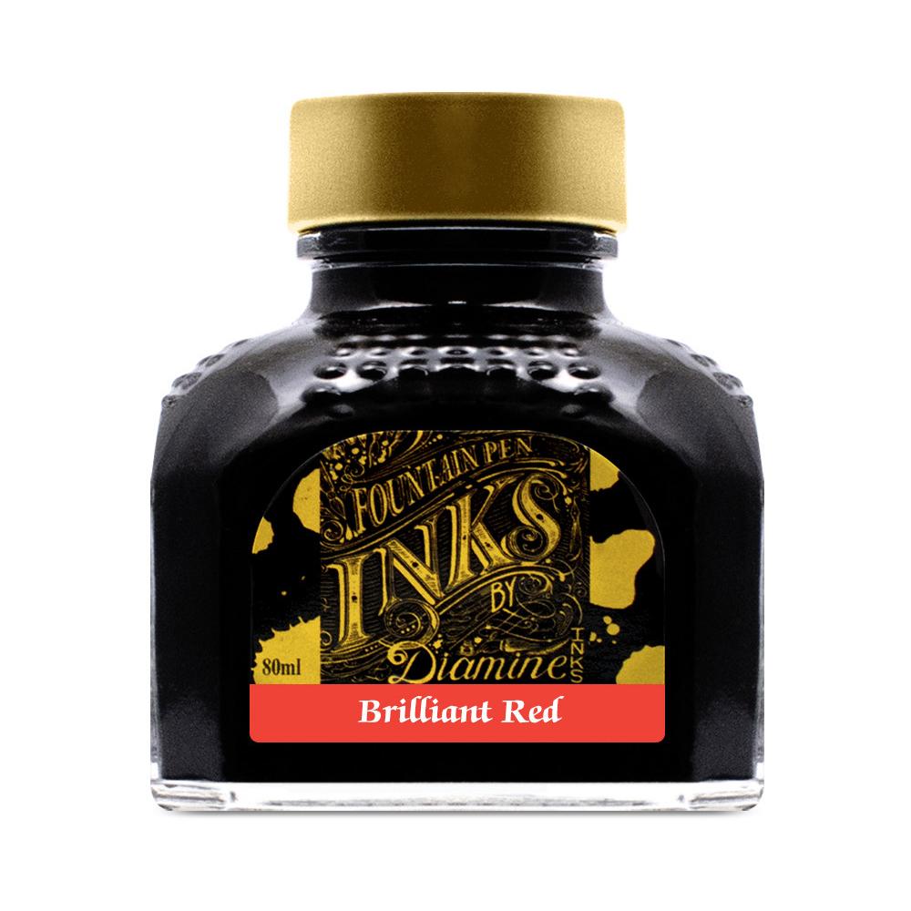 Diamine Ink Bottle (Brillant Red - 80ML) 828184