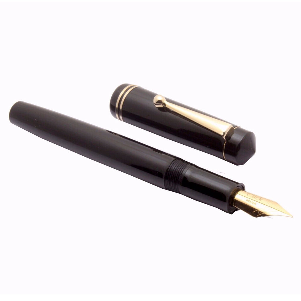 Click Aristocrat Black GT Fountain Pen (EF) CLK1200BK-EF