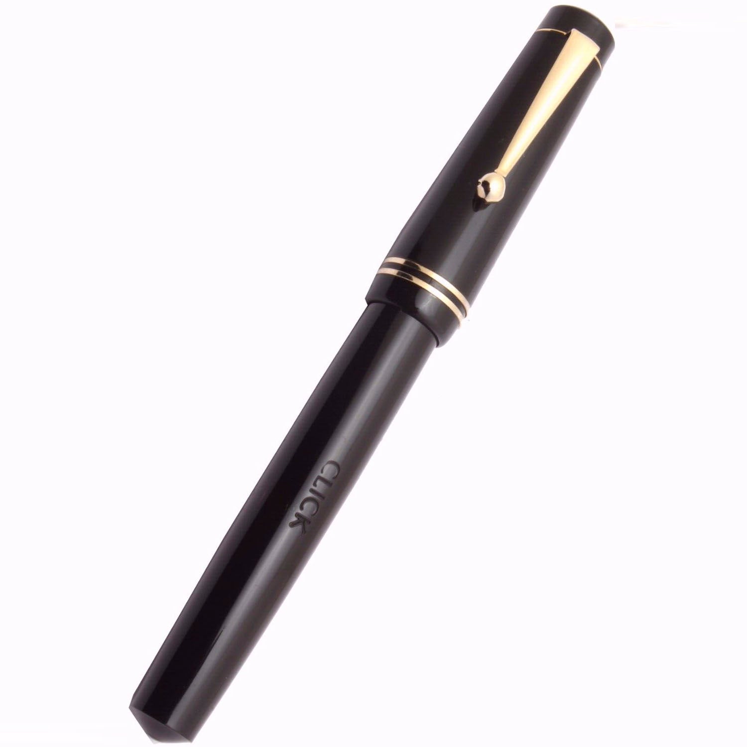 Click Aristocrat Black GT Fountain Pen (EF) CLK1200BK-EF