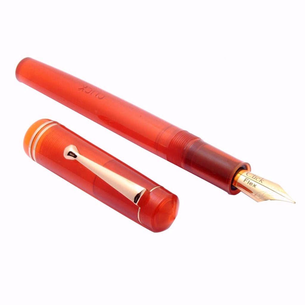 Click Aristocrat Demo Amber GT Fountain Pen (EF) CLK1200DA-EF