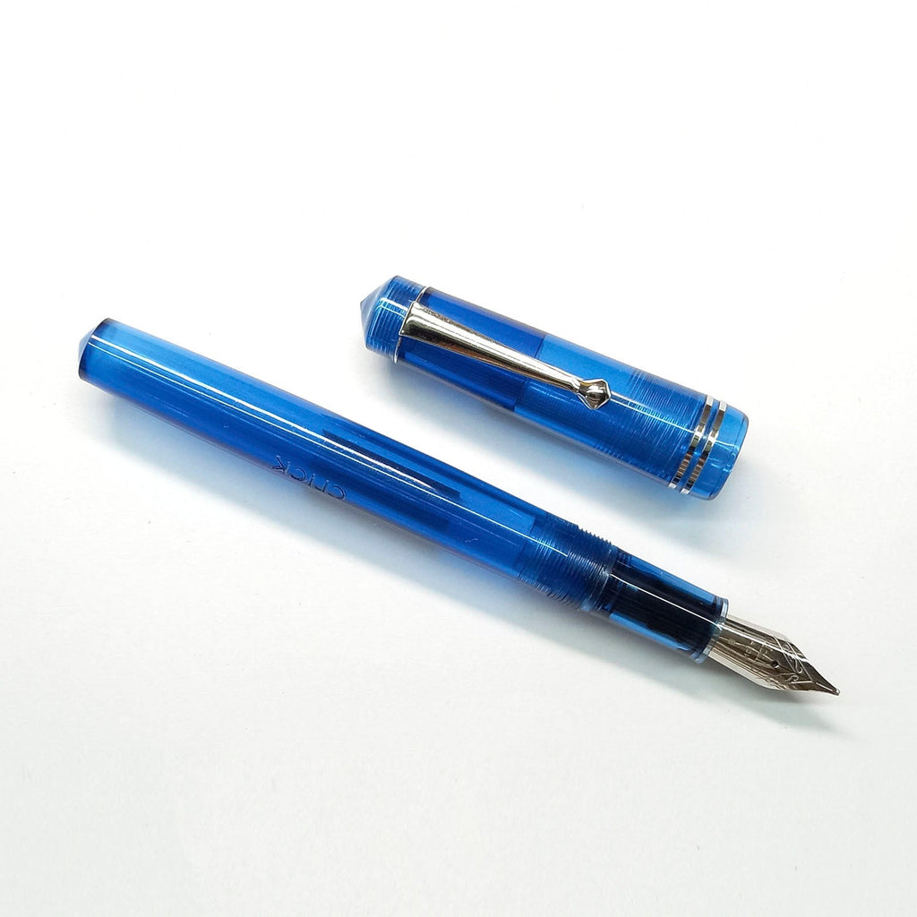Click Aristocrat Demo Sky Blue CT Fountain Pen (EF) CLK1300DSBU-EF