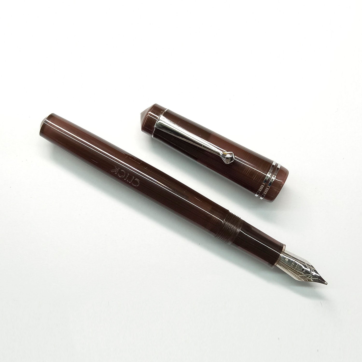 Click Aristocrat Demo Smoky Black CT Fountain Pen (EF) CLK1300DBK-EF