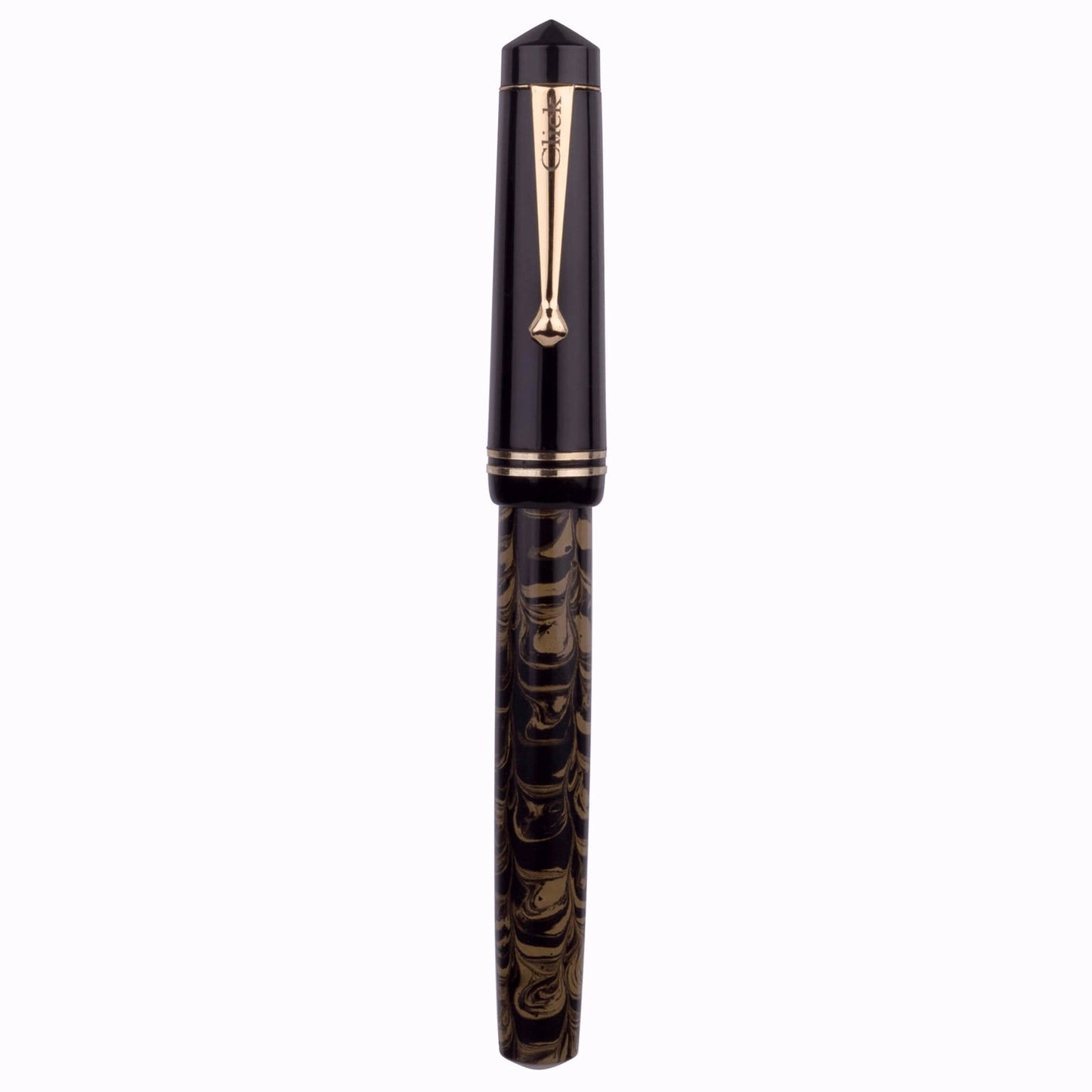 Click Aristocrat Ebonite Yellow/Black Fountain Pen CLK1300HEYBK